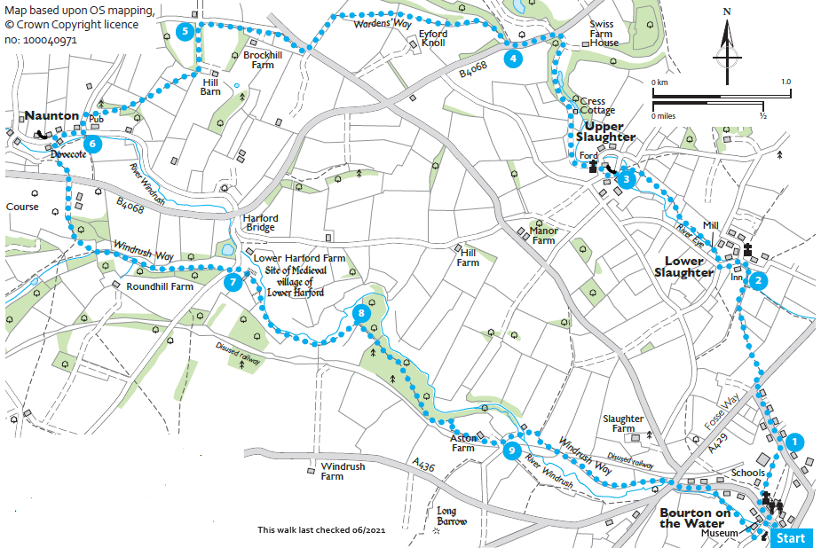 Bourton on the Water: Follow trickling rivers - Walks with Stiles