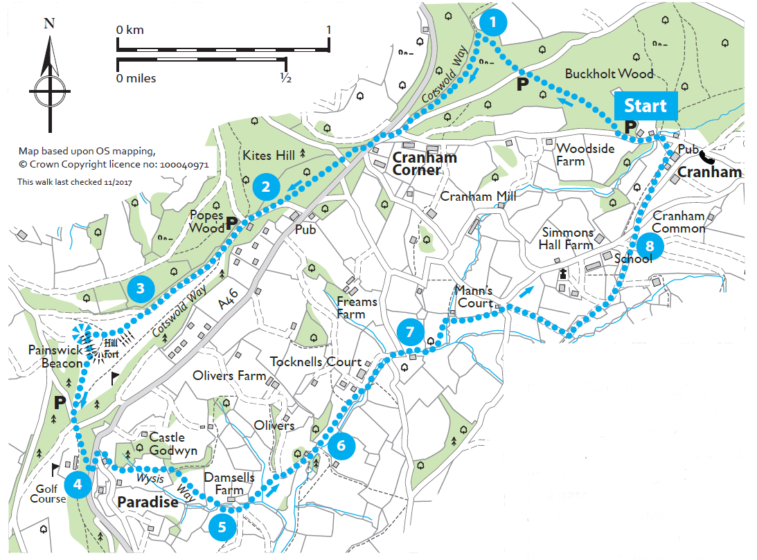 Cranham to Paradise - Walks with Stiles