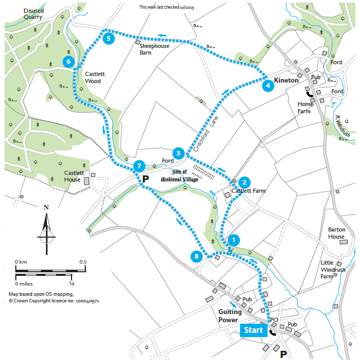 Guiting Power and Castlett - Miles without Stiles