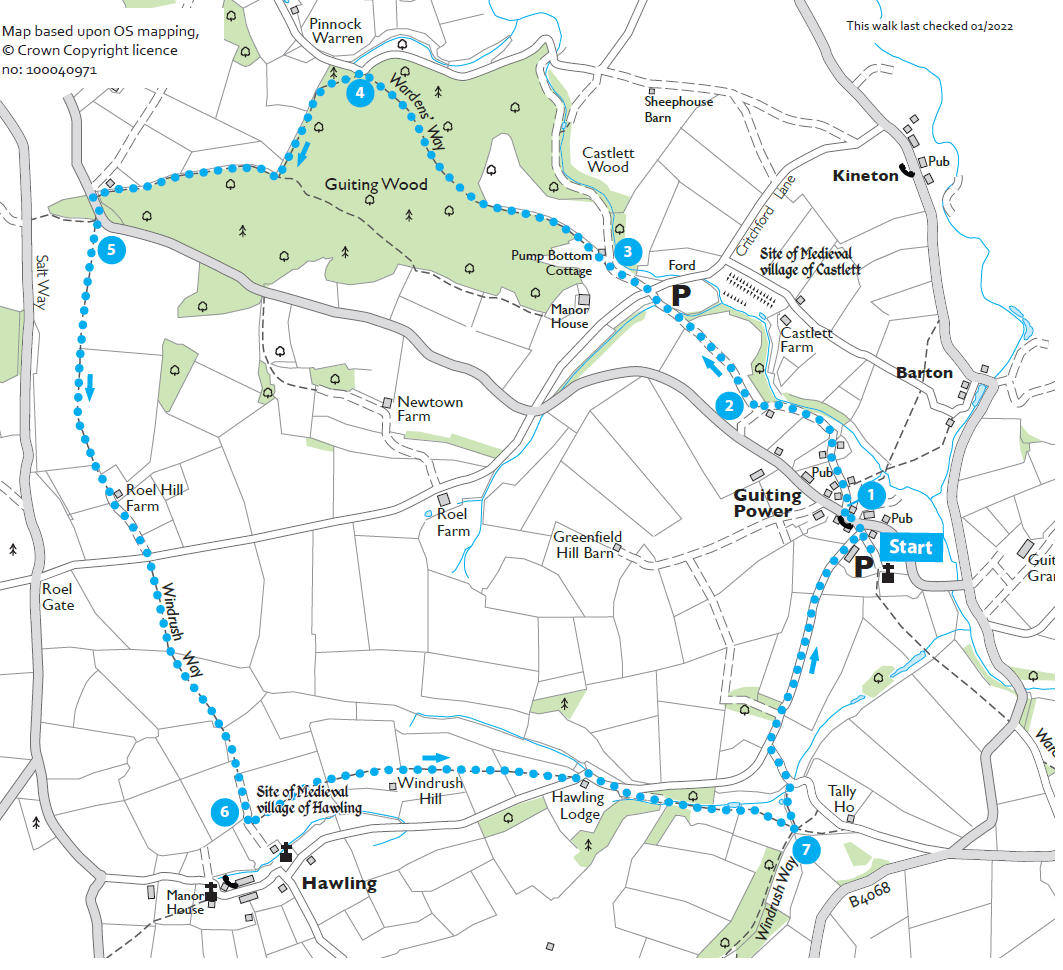 Guiting Power - Roel Circular: From preservation to lost villages - Walks with Stiles