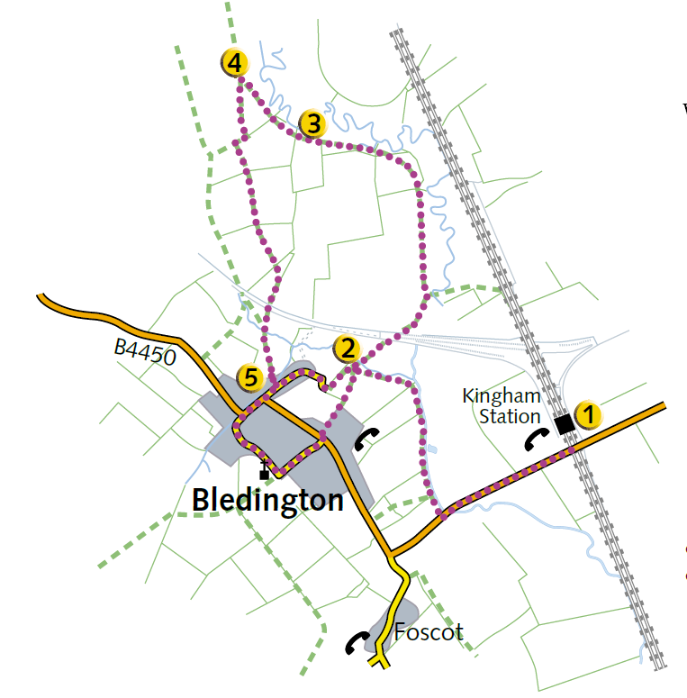 Kingham Station Short Circular - Car Free