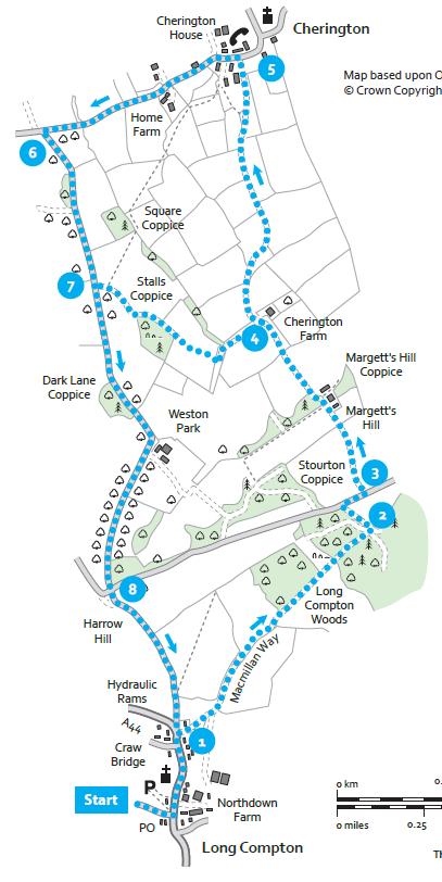 Long Compton, Cherington &amp; Weston Park - Miles without Stiles