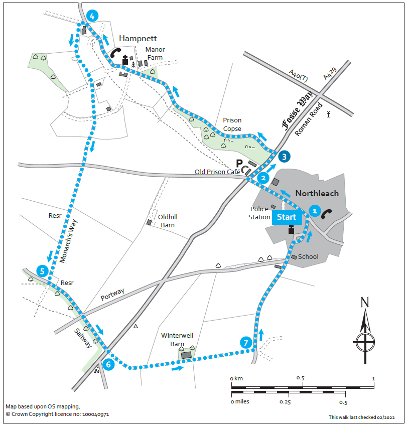 Northleach, Hampnett and Saltway - Miles without Stiles