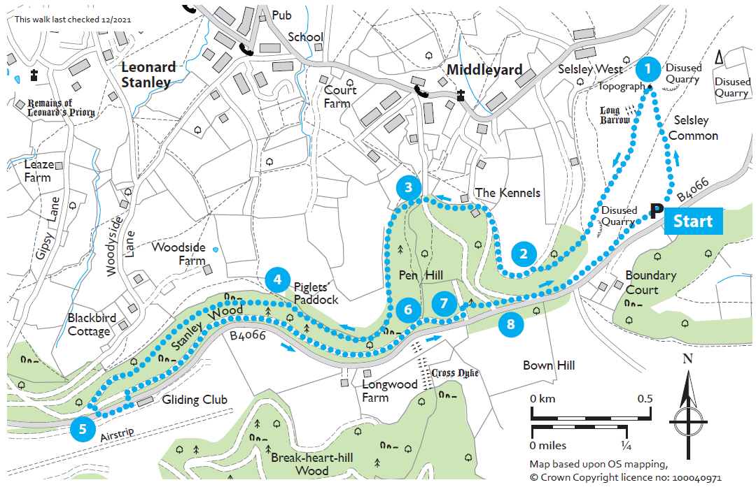 Selsley Common: Toots to Teashop - Miles without Stiles
