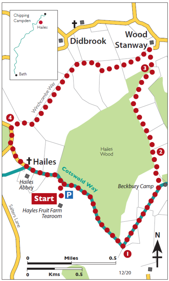 Hailes and Beckbury Camp – Cotswold Way Circular Walk