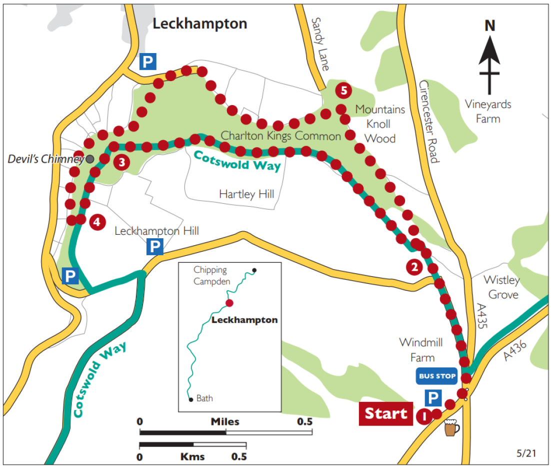 The Leckhampton Loop - Cotswold Way Circular Walk
