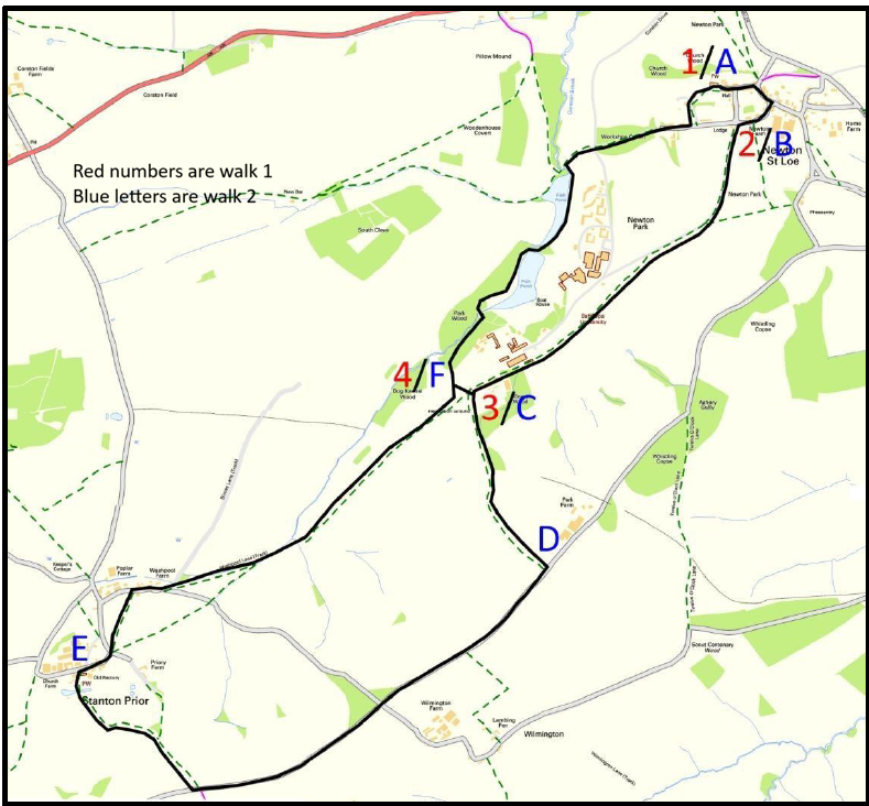 Newton St Loe to Stanton Prior (Timsbury Walk 2)