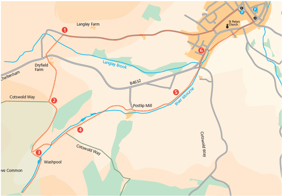Winchcombe to the source of the River Isbourne (Cotswold Gateway Winchcombe Walk 4) - Circular Walk