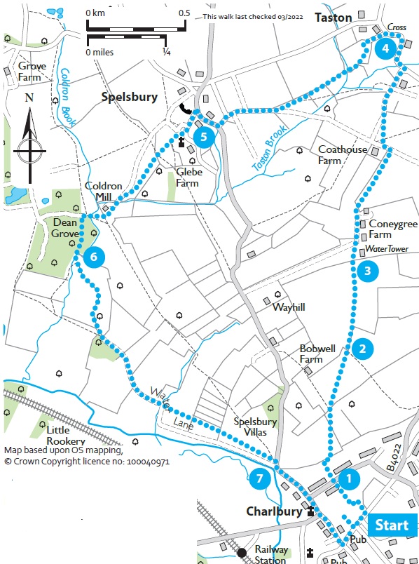 Charlbury via Spelsbury circular