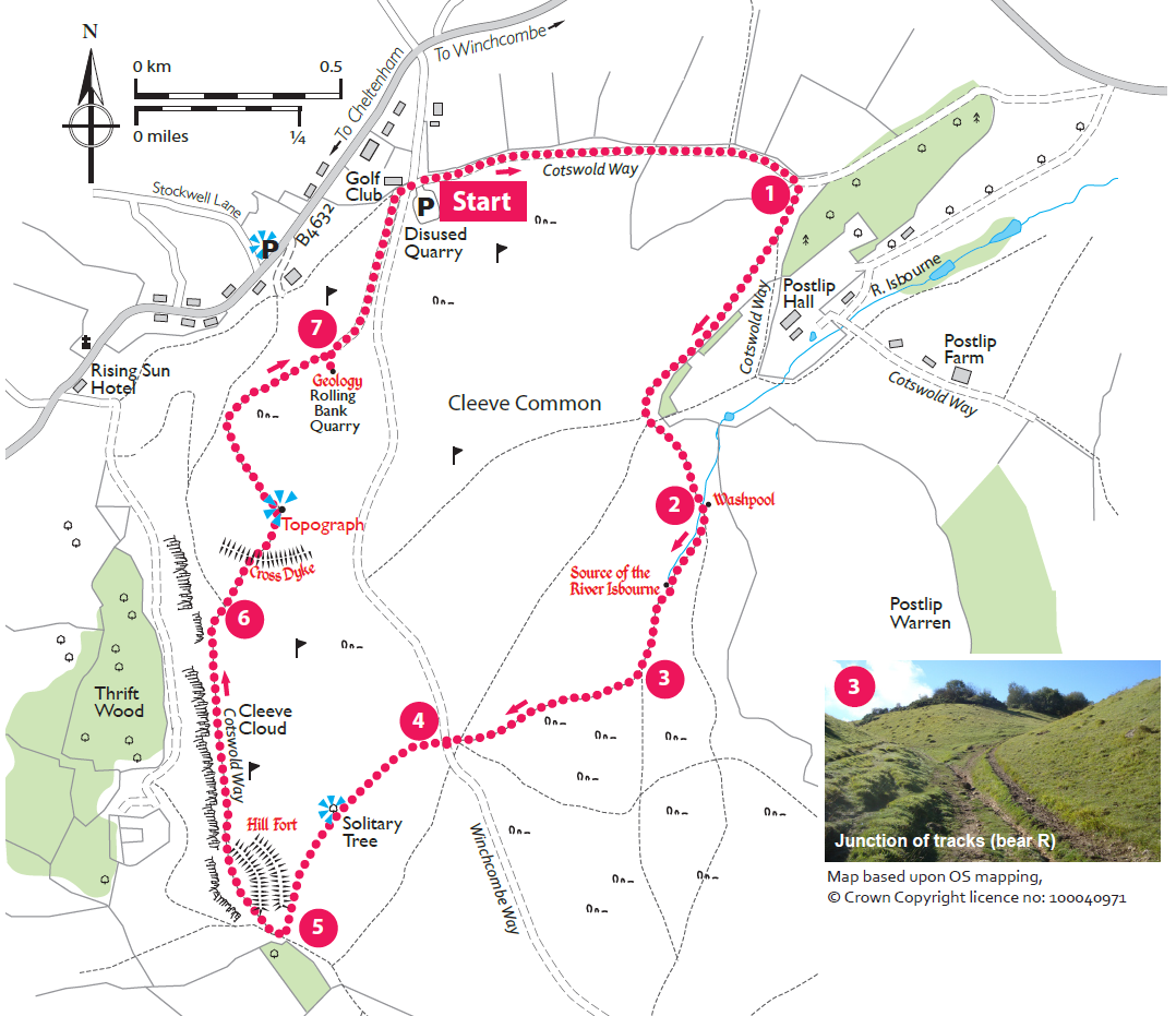 Cleeve Hill and Common - Miles without Stiles