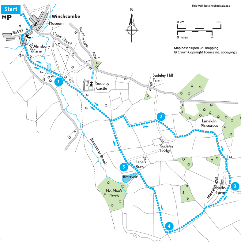 Winchcombe and the Sudeley Valley - Miles without Stiles