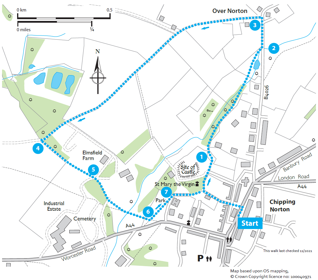 Chipping Norton to Over Norton