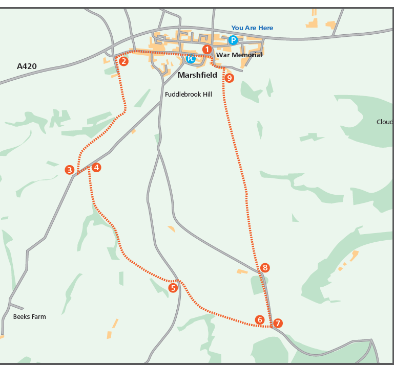 Southern Loop Hill (Cotswold Gateway Marshfield Walk 2)
