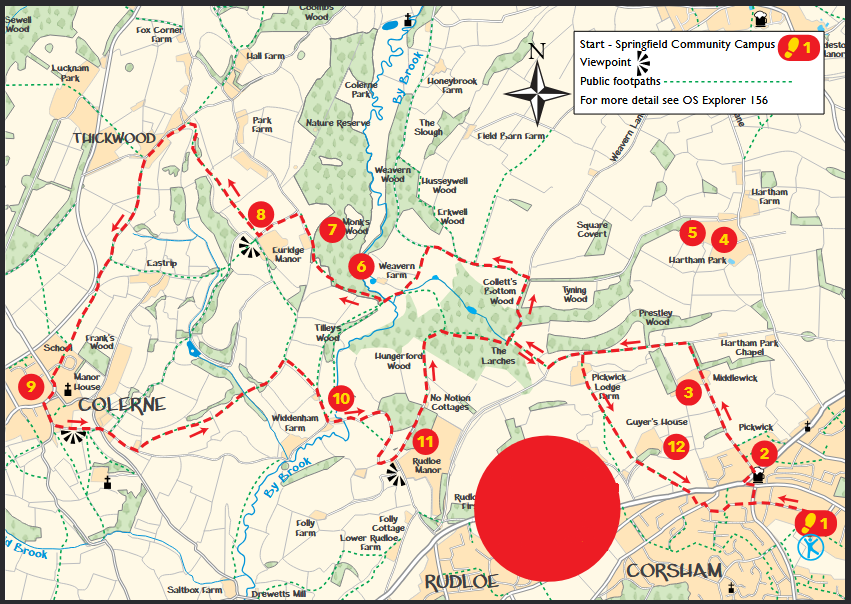 Corsham to Colerne Peacock Trail