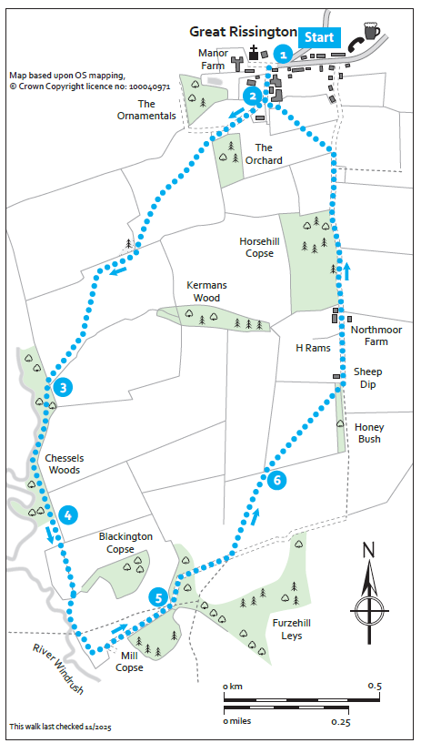 Great Rissington - Miles without Stiles