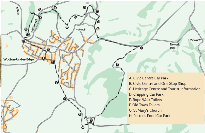 Wortley, Tor Hill & Coombe Hill (Cotswold Gateway Wotton-Under-Edge Walk 3)