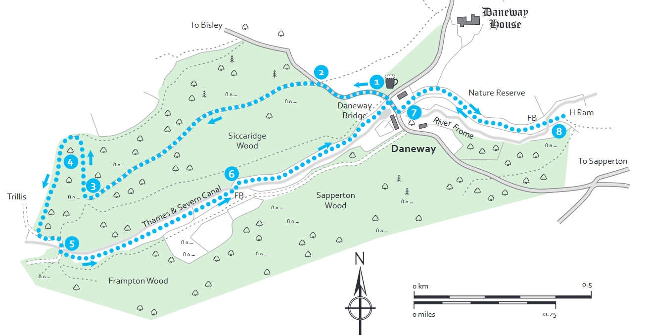 Siccaridge Wood &amp; Frome Valley - Miles without Stiles