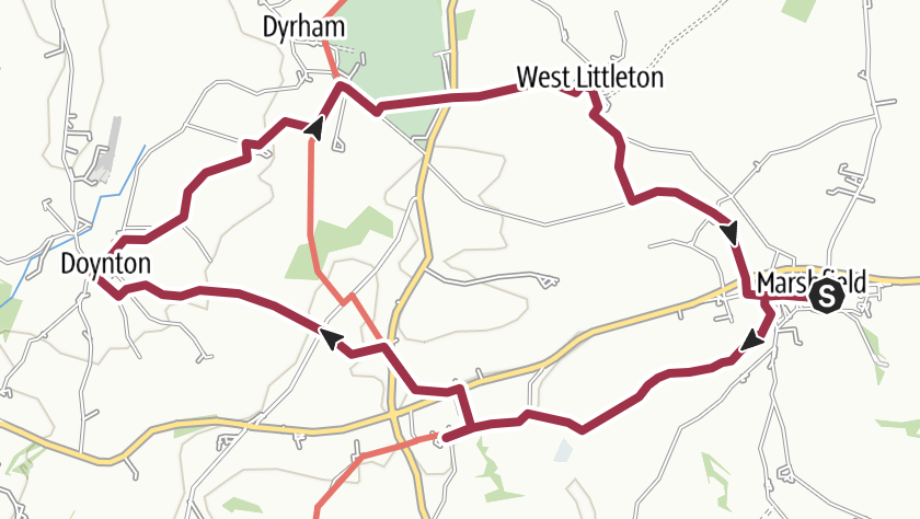 Cold Ashton, Doynton, Dyrham & West Littleton (Cotswold Gateway Marshfield Walk 4)