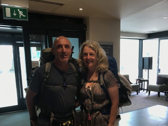 Mike Anstey and Lynda Broadway