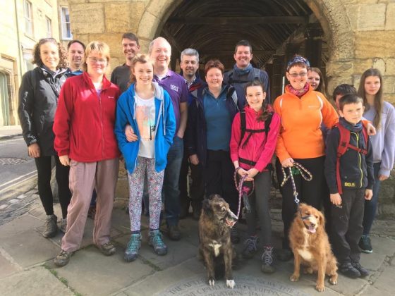 Liz, Simon, Ryan and Millie Hawkins, Ali, Chris, Julianna and Simon Middleton and Martin, Lynne, Maddie and Toby Herbert