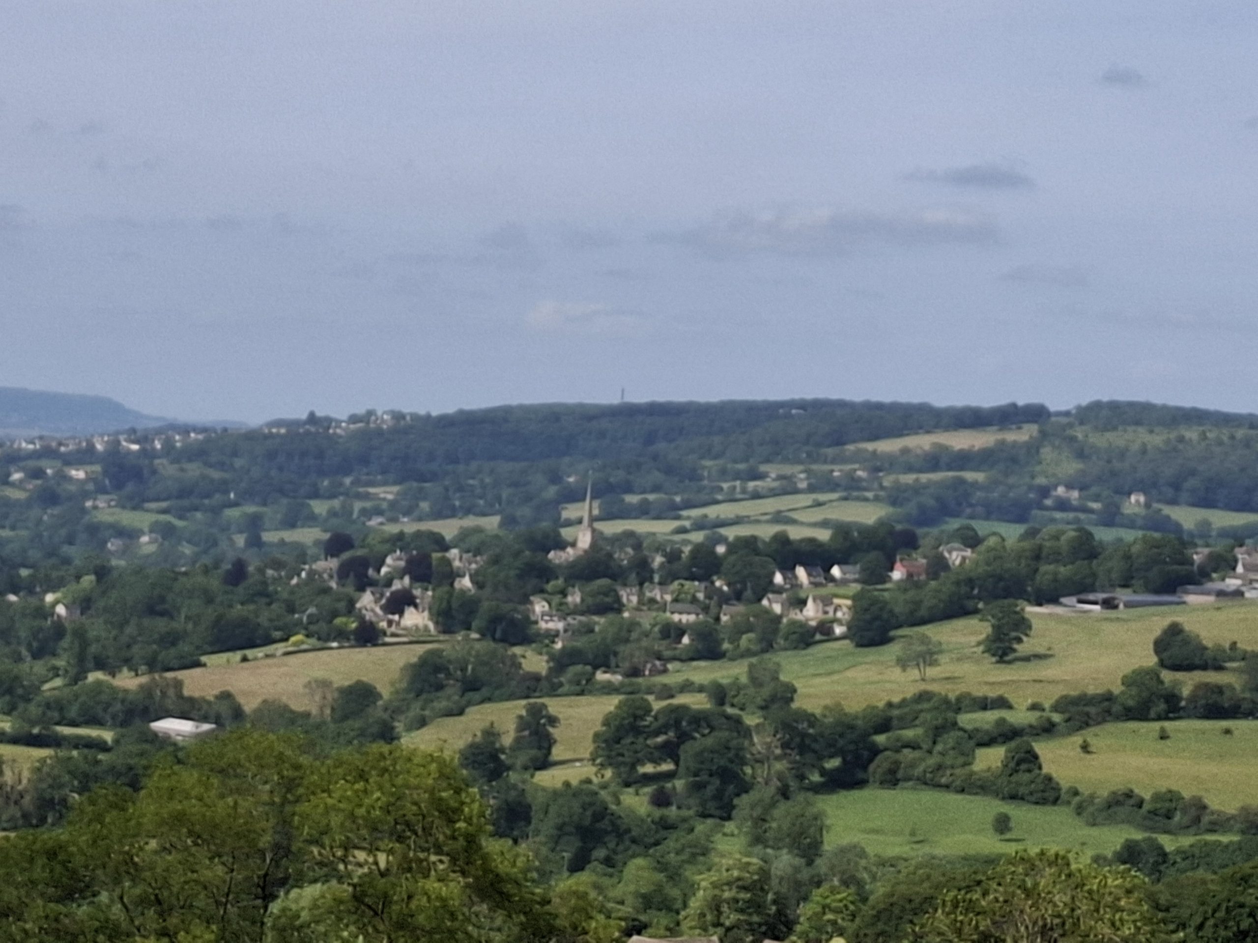 From Cranham School through the woods to Ebley