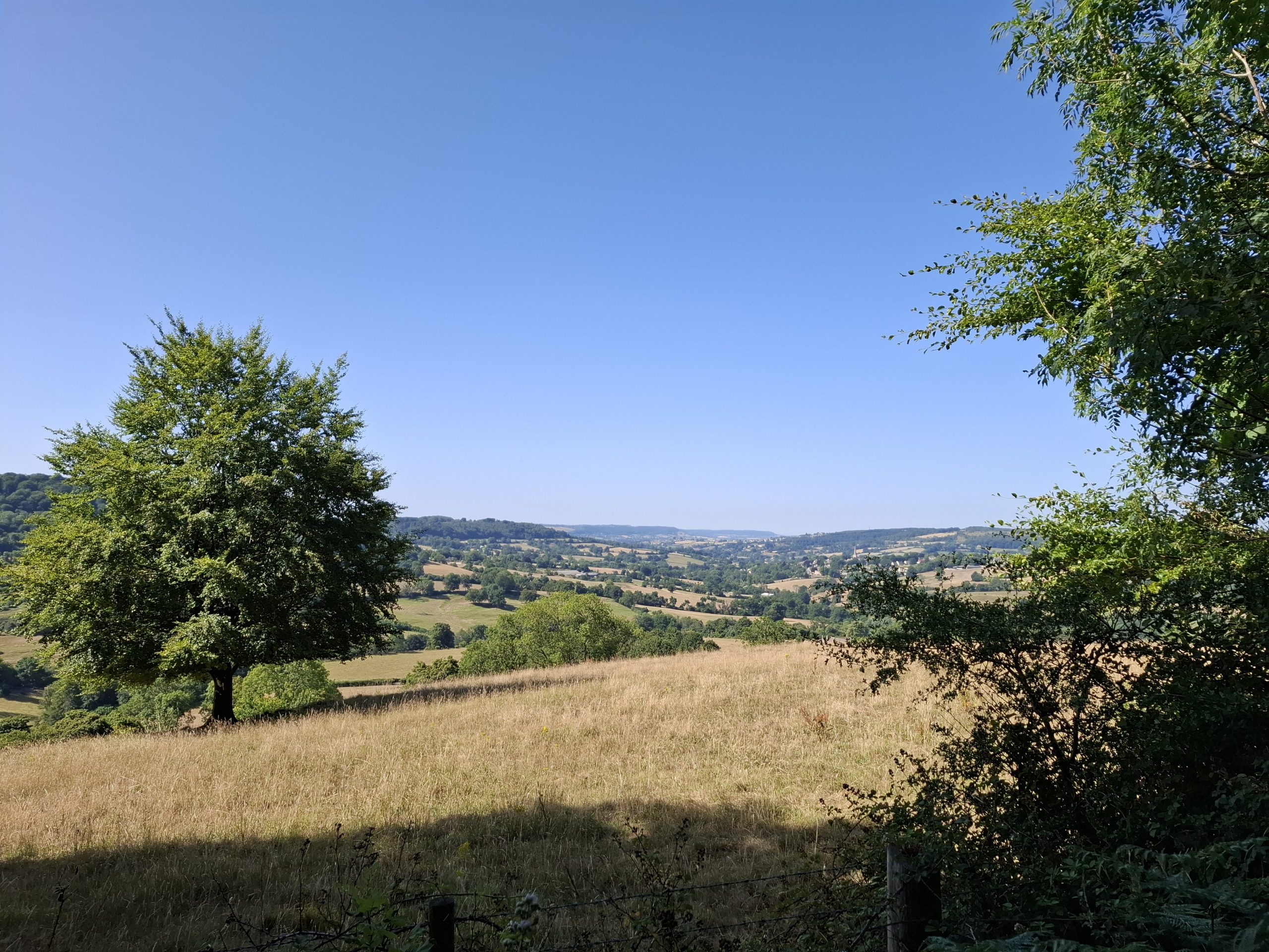 From Cranham School through the woods to Ebworth