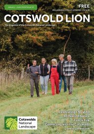 Image shows the front cover of issue 54 of the Cotswold Lion magazine.