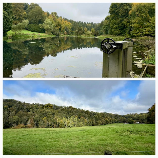 Miserden village to Fort ; A Woodland and Lake circuit