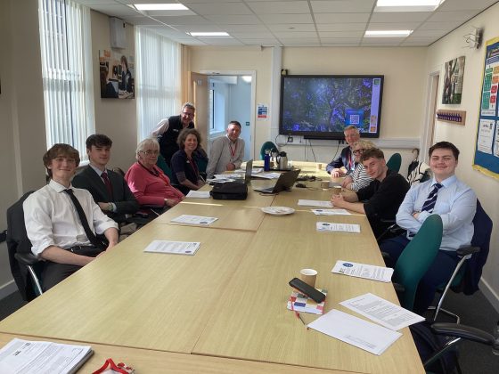 Photo is of the Caring for the Cotswolds review panel meeting.